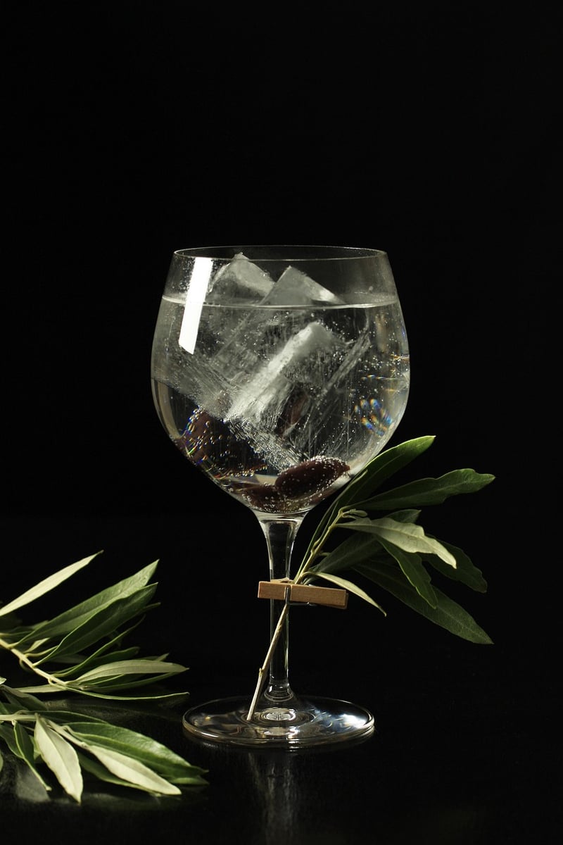 Gin and white chocolate
